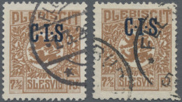 Deutsche Abstimmungsgebiete: Schleswig - Dienstmarken: 1920, 7½ Pf Gelbbraun Mit - Altri & Non Classificati