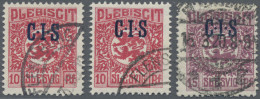 Deutsche Abstimmungsgebiete: Schleswig - Dienstmarken: 1920, 10 Pf Dunkelrosarot - Otros & Sin Clasificación