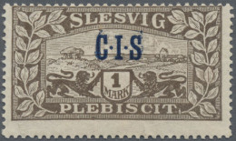 Deutsche Abstimmungsgebiete: Schleswig - Dienstmarken: 1920, 1 M Dunkelbraun Mit - Otros & Sin Clasificación