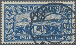 Deutsche Abstimmungsgebiete: Schleswig - Dienstmarken: 1920, 2 M Blau Mit Ausdru - Other & Unclassified