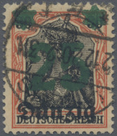 Danzig: 1920, Germania Mit Überdruck, 25 Auf 30 Pfg. Mit Plattenfehler I, Zeitge - Autres & Non Classés