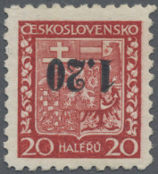 Sudetenland - Asch: 1938, Freimarke 1,20 Auf 20 H Mit Kopfstehendem Aufdruck Und - Sudetes