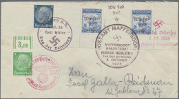 Sudetenland - Maffersdorf: 1938, 2,50 Kc. "Petite Entente" Je Aus Der Linken Und - Sudetes