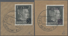 Dt. Besetzung II WK - Russland - Ljady: 1941, 60 Pfg. Auf 1 Pfg. Hitler Mit Schw - Occupazione 1938 – 45