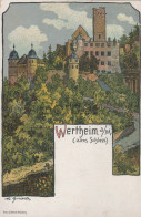 Germany - Wertheim Am Main - Altes Schloss - Litho - Wertheim