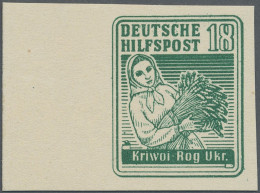 Dt. Besetzung II WK - Ukraine - Allgemeine Ausgabe: 1944, Kriwoj Rog: 18 (Pf) Sc - Occupation 1938-45