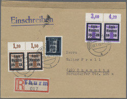 Deutsche Lokalausgaben Ab 1945 - Glauchau: 1945, 15 Pfg. Auf 4 Pfg. Hitler Zus. - Altri & Non Classificati