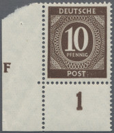 Alliierte Besetzung - Gemeinschaftsausgaben: 1946, 10 Pf Ziffer Als Postfrische - Other & Unclassified