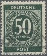 Alliierte Besetzung - Gemeinschaftsausgaben: 1946, 50 Pfg. Mit Seltenem Wasserze - Altri & Non Classificati