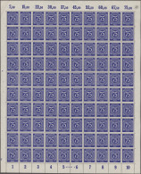 Alliierte Besetzung - Gemeinschaftsausgaben: 1946, 75 Pf Blau Im Kompletten Post - Autres & Non Classés