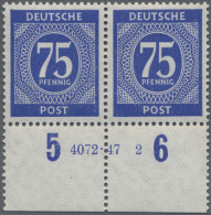 Alliierte Besetzung - Gemeinschaftsausgaben: 1946, 75 Pf Ziffer Im Postfrischen - Other & Unclassified