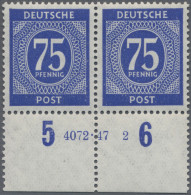 Alliierte Besetzung - Gemeinschaftsausgaben: 1946, 75 Pf Ziffer Im Postfrischen - Autres & Non Classés