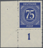 Alliierte Besetzung - Gemeinschaftsausgaben: 1946, 75 Pf Ziffer In Der Guten D-F - Autres & Non Classés