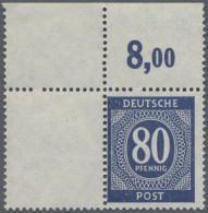 Alliierte Besetzung - Gemeinschaftsausgaben: 1946, 80 Pf Ziffer Aus Der Linken O - Other & Unclassified