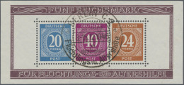 Alliierte Besetzung - Gemeinschaftsausgaben: 1946, Briefmarkenausstellung-Block, - Other & Unclassified