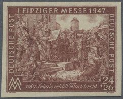 Alliierte Besetzung - Gemeinschaftsausgaben: 1947, 24 Pf Leipziger Frühjahrsmess - Altri & Non Classificati