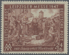 Alliierte Besetzung - Gemeinschaftsausgaben: 1947, 24 Pf Leipziger Frühjahrsmess - Autres & Non Classés