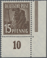 Alliierte Besetzung - Gemeinschaftsausgaben: 1947, 15 Pf Arbeiter In Der Sehr Se - Sonstige & Ohne Zuordnung