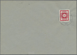 Sowjetische Zone - Ost-Sachsen: 1945, 12 Pf Ziffer Mit Russischer Inschrift, Sog - Altri & Non Classificati