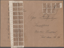 Sowjetische Zone - West-Sachsen: 1946, Ziffern 3 Pfg. Braun, Unterrand-20er-Bloc - Altri & Non Classificati