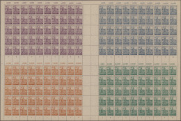 Sowjetische Zone - West-Sachsen: 1946, 6+14 Pfg Bis 84+66 Pfg, Leipziger Messe I - Andere & Zonder Classificatie