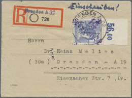 Sowjetische Zone - Bezirkshandstempel - II - Bez. 14 (Dresden): Dresden 14: 80 P - Other & Unclassified