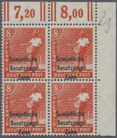 Sowjetische Zone - Allgemeine Ausgaben: 1948, 8 Pfg. Arbeiter Maschinenaufdruck - Altri & Non Classificati