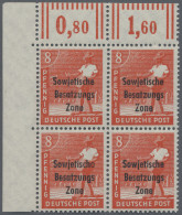 Sowjetische Zone - Allgemeine Ausgaben: 1948, 8 Pfg. Arbeiter Maschinenaufdruck - Altri & Non Classificati