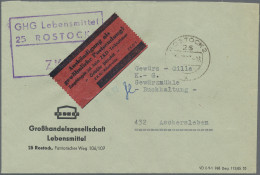 DDR - Dienstmarken B (Verwaltungspost A / Zentraler Kurierdienst): 1965/68, 4 Br - Otros & Sin Clasificación