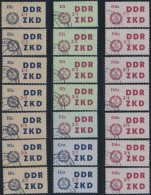 DDR - Dienstmarken C (Laufkontrollzettel ZKD): 1964, Laufkontrollzettel Für Die - Otros & Sin Clasificación