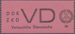 DDR - Dienstmarken D (Vertrauliche Dienstsachen): 1965, Aufkleber Für Vertraulic - Altri & Non Classificati