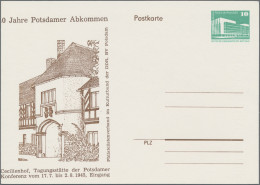 DDR - Privatganzsachen: 1985, Privatganzsachenkarten 10 Pfg. Kleine Bauwerke "40 - Otros & Sin Clasificación