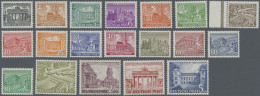 Berlin: 1949, Bauten, Kompletter Satz, Postfrisch, 30, 50, 80, 90 Pfg. Signiert - Unused Stamps