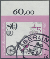 Berlin: 1985, Jugendmarken, Historische Fahrräder 80 + 40 Pfg., UNGEZÄHNT Vom Ob - Altri & Non Classificati