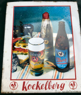 1950 Tole Peinte Bière Brasserie Belge Koekelberg - Liqueur & Bière