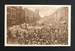 CARTE POSTALE BINCHE - BELGIQUE BELGIUM BELGIË - LE CARNAVAL - LE CORTÈGE - GRAND'RUE - Binche