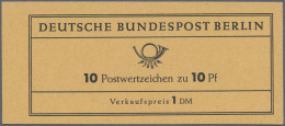 Berlin - Markenheftchen: 1962 'Dürer' MH Mit Reklame "Vergiß Mein Nicht", Tadell - Libretti