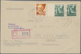 Französische Zone - Rheinland Pfalz: 1947, Freimarke 12 Pf Porta Nigra Ungezähnt - Otros & Sin Clasificación