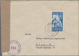 Französische Zone - Rheinland Pfalz: 1948, Hilfswerk 30 Pfg. Blau Als Portogerec - Other & Unclassified