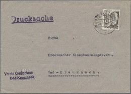 Französische Zone - Rheinland Pfalz: 1948, 6 Pfg. Dunkelbraun, Zwei Portogerecht - Other & Unclassified