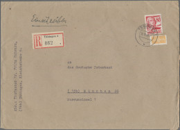 Französische Zone - Württemberg: 1949, 80 Pfg. Dunkelrosa Als Portogerechte Einz - Otros & Sin Clasificación