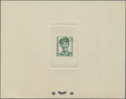 Saarland (1947/56): 1948, 2 Fr Arbeiter Grün, Als Künstlerblock, Tadellos Auf Un - Unused Stamps