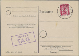 Saarland (1947/56): 1949, 15 Fr. "1 Jahr Universität Saarbrücken" Auf Blankopost - Otros & Sin Clasificación