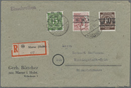 Bizone: 1948, Bandaufdruck Auf Arbeiter 60 Pfg. Braunkarmin (helle 60er) Mit Auf - Altri & Non Classificati