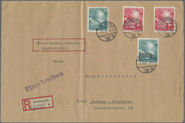 Bundesrepublik Deutschland: 1949, Bundestag, Zwei Serien Als Portogerechte Frank - Autres & Non Classés