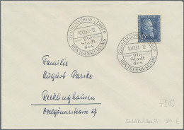 Bundesrepublik Deutschland: 1951, Röntgen, Auf Ersttagsbrief, Foto-Befund (Kopie - Autres & Non Classés