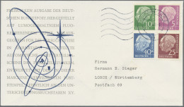 Bundesrepublik Deutschland: 1960, Heuss Lumogen, Kompletter Satz Auf Zwei Illust - Brieven En Documenten