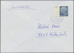 Bundesrepublik Deutschland: 1964, 15 Pf Heuss Lumogen Vom Linken Seitenrand Mit - Storia Postale