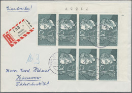 Bundesrepublik Deutschland: 1958, 10 Pf Rudolf Diesel Als Schöne MeF Im Dekorati - Storia Postale