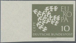 Bundesrepublik Deutschland: 1961, 10 Pfg. Europa Auf Fluoreszierendem Papier, Un - Unused Stamps